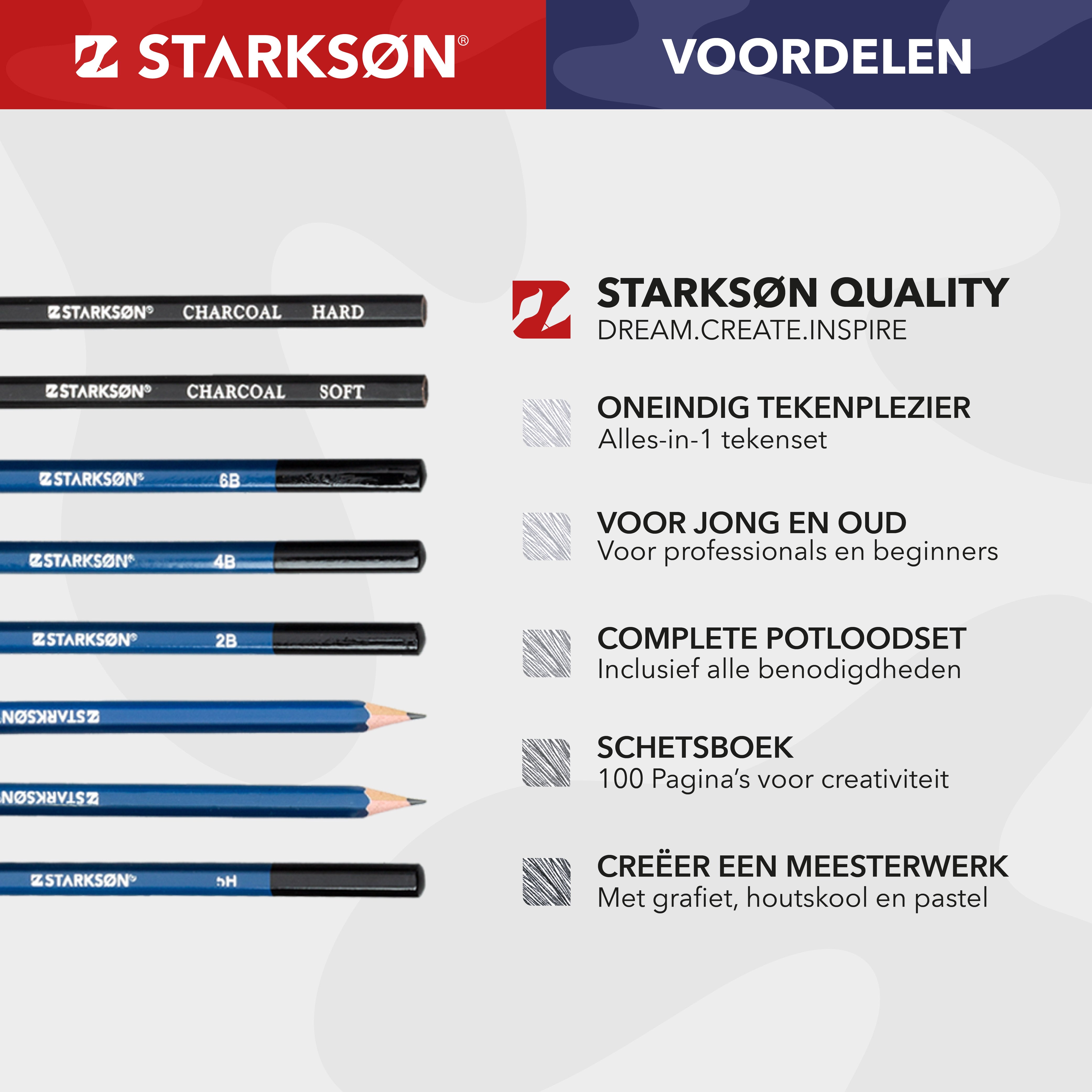 41-Delige Potloden Tekenset