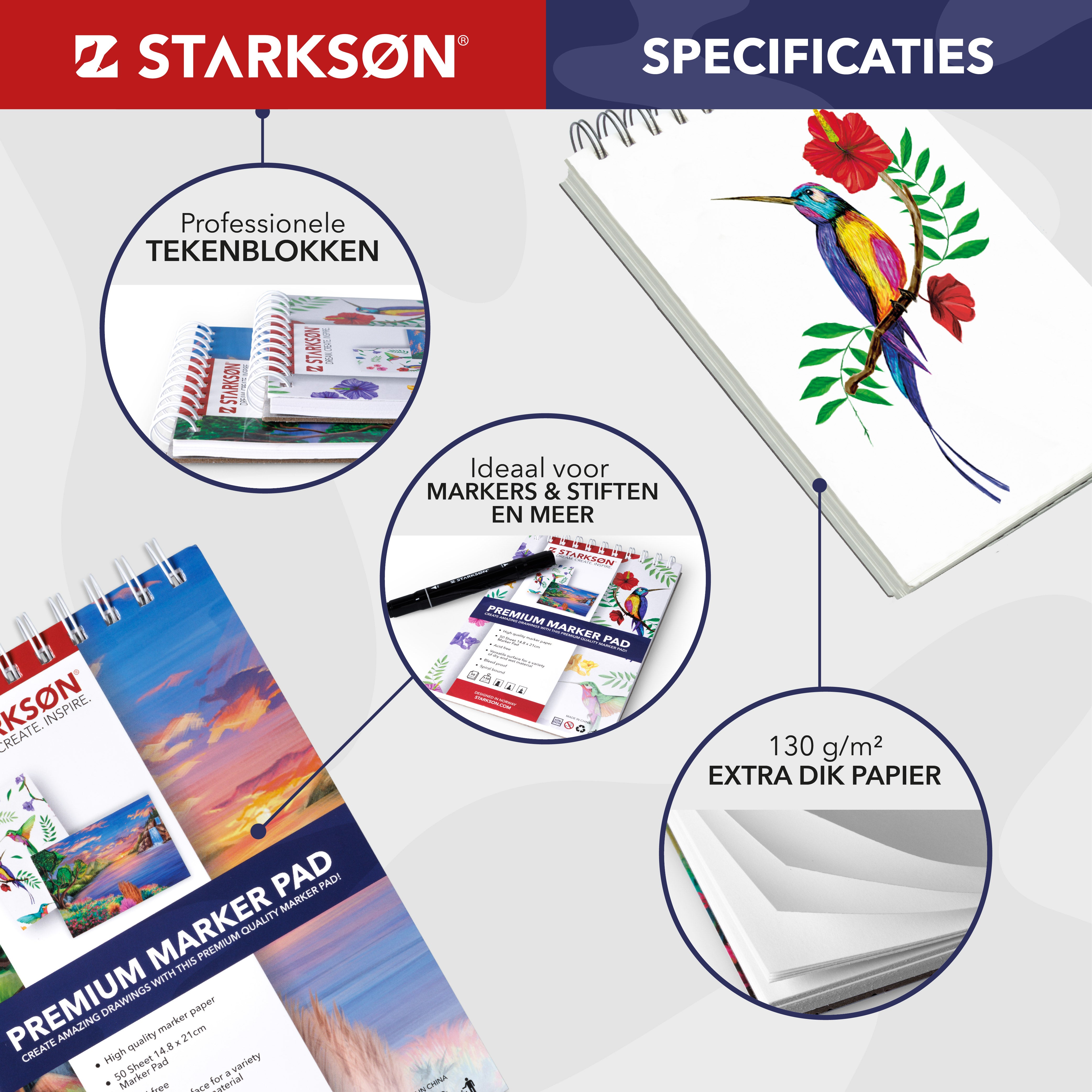 2 Stuks A5 Schetsboeken