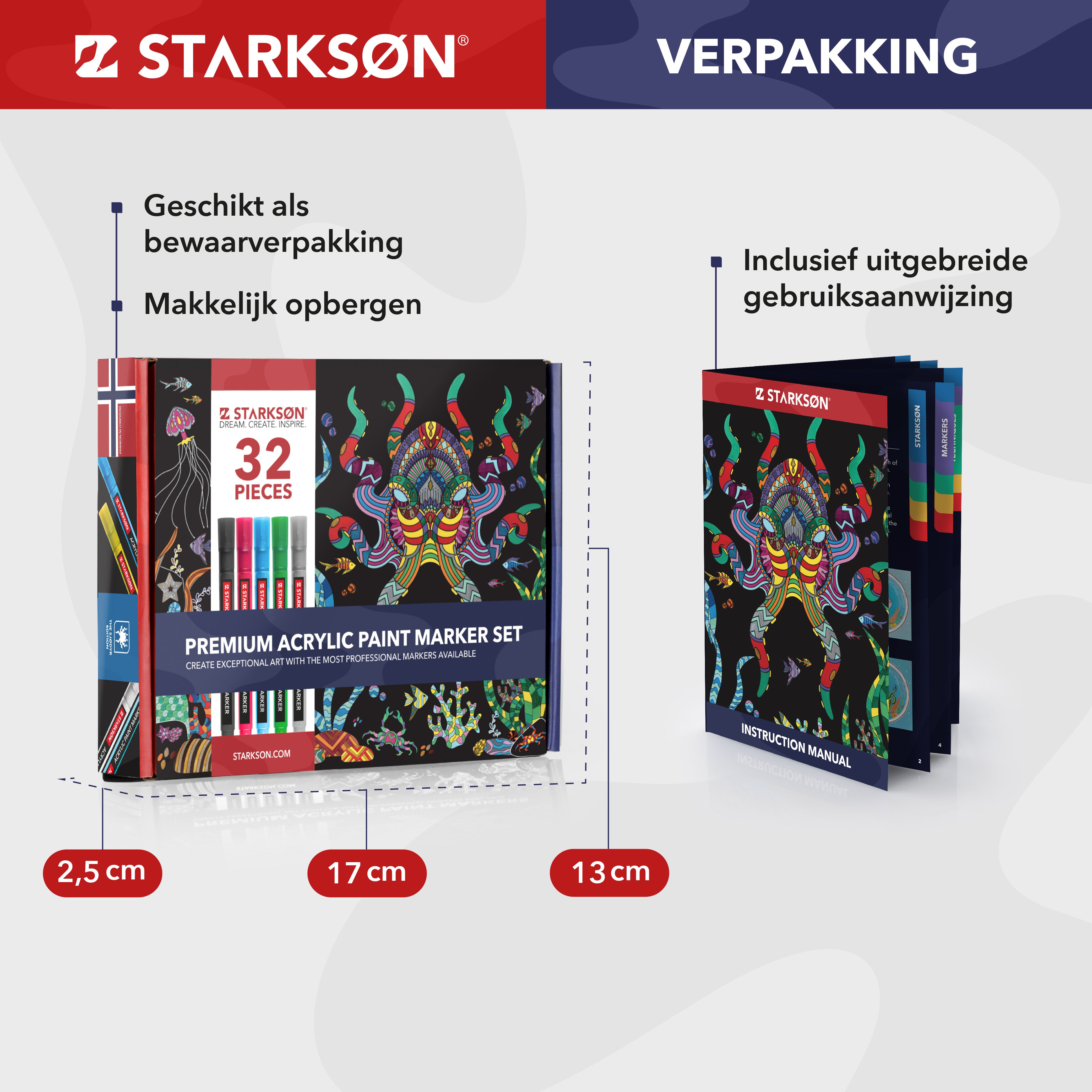 30 Stuks Acryl Marker Stiften Set