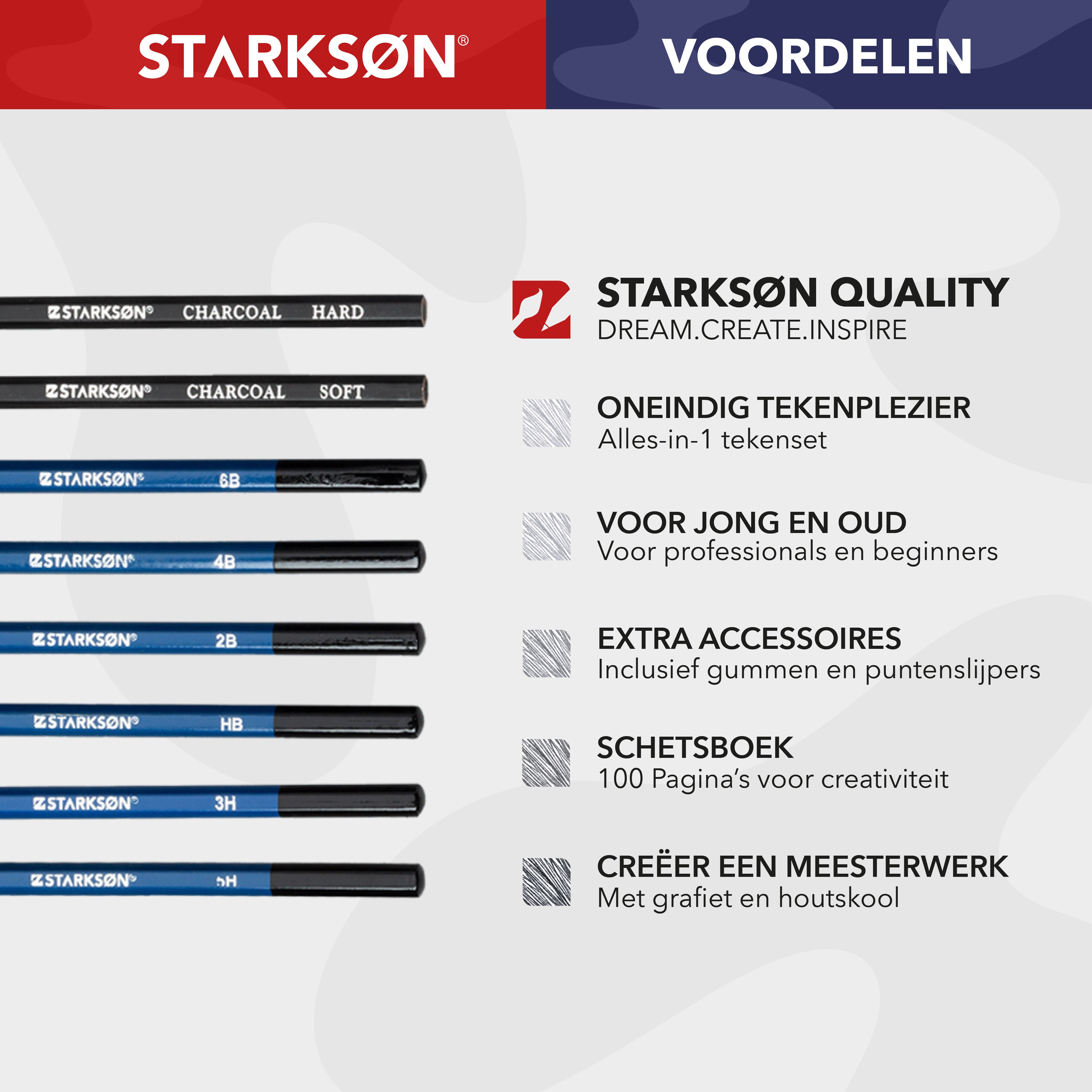 27-Delige Potloden Tekenset