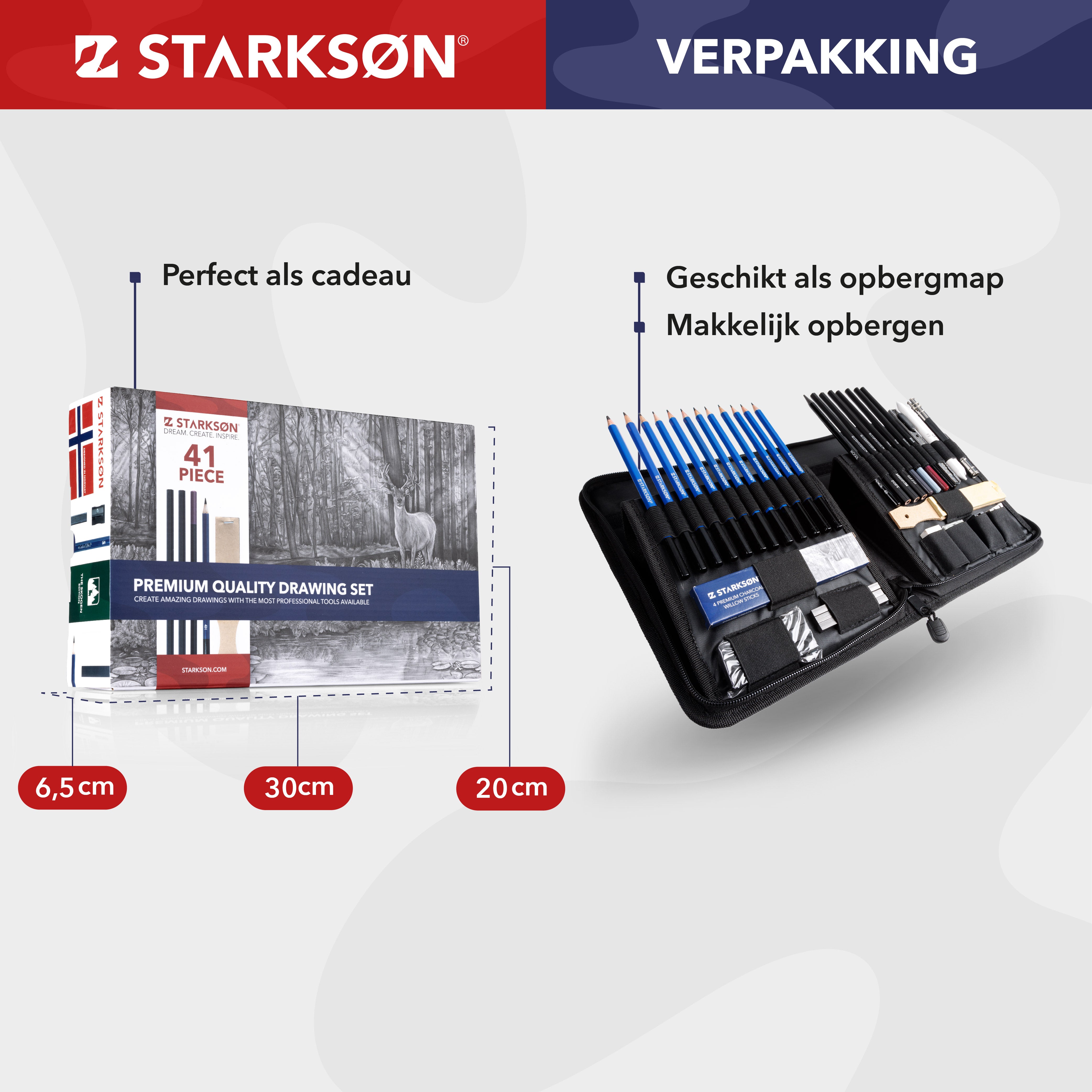 41-Delige Potloden Tekenset